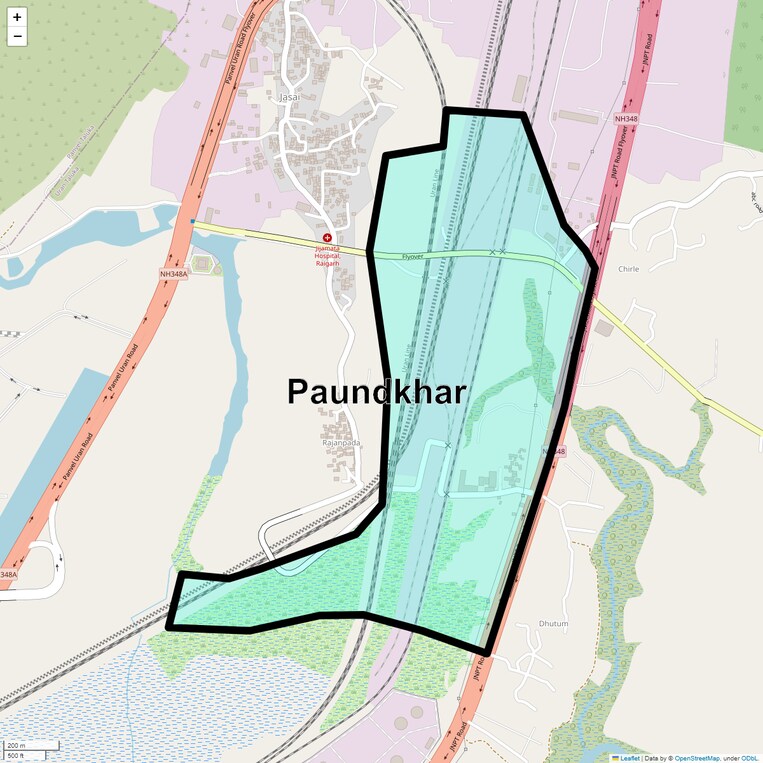 Location Map of Paundkhar