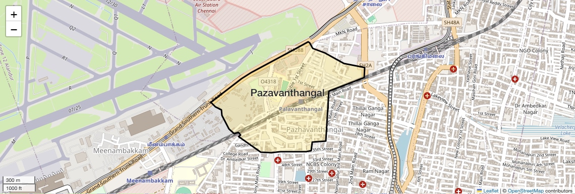 Pazavanthangal Map