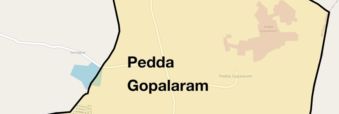 Location Map of Pedda Gopalaram, Hyderabad