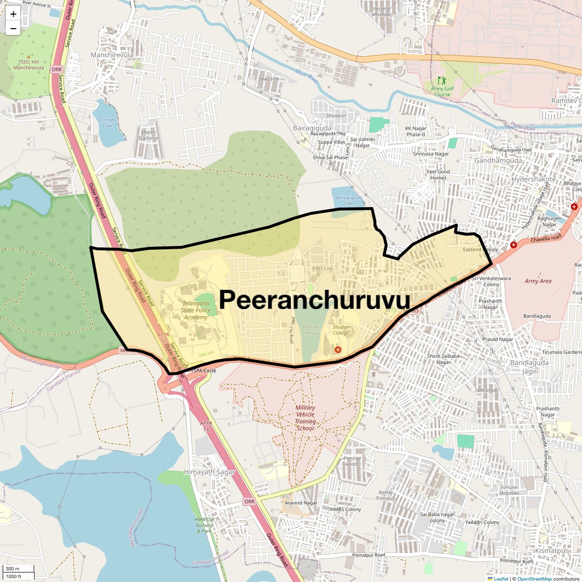 Check Time Travel of Peeranchuruvu, Hyderabad