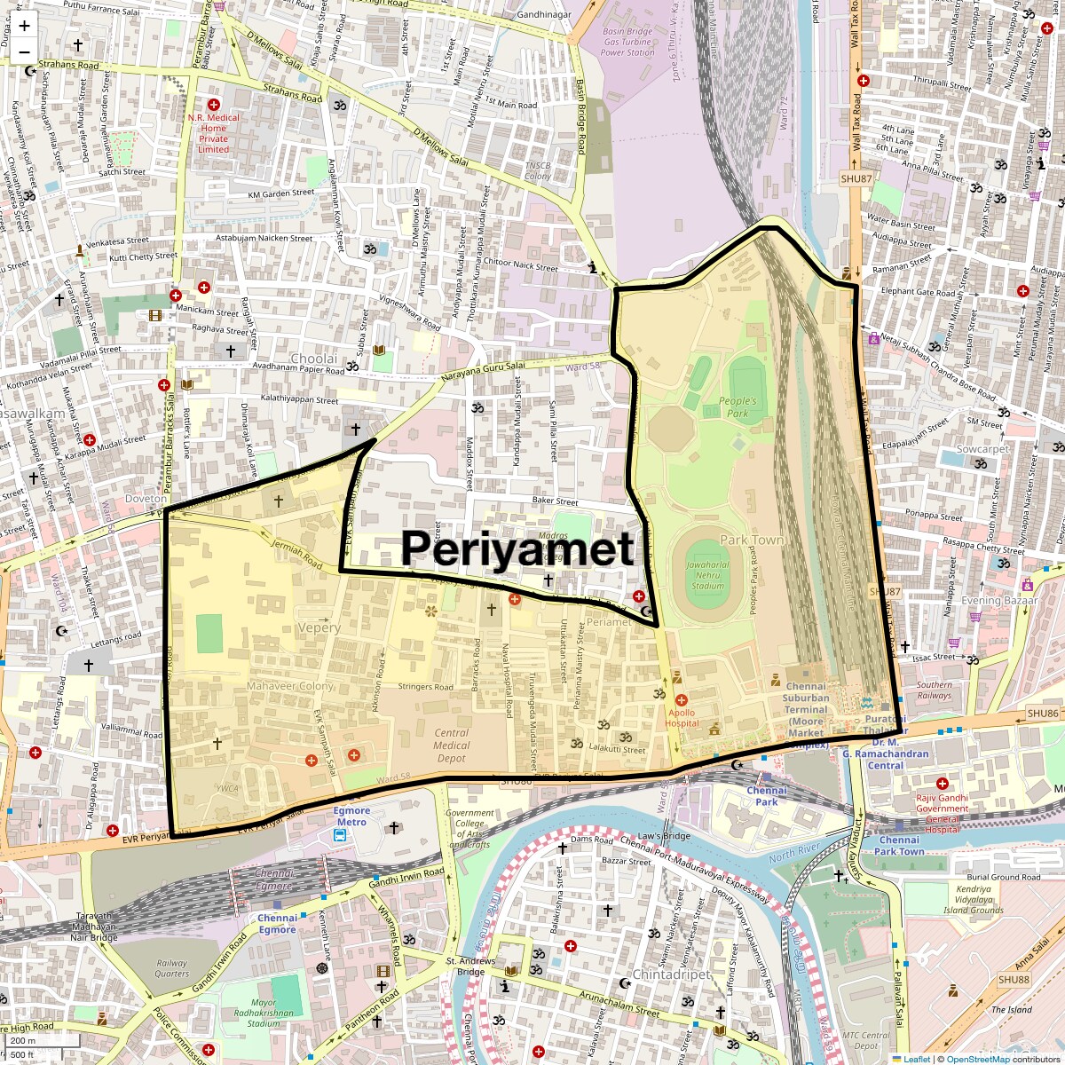 Periyamet Map