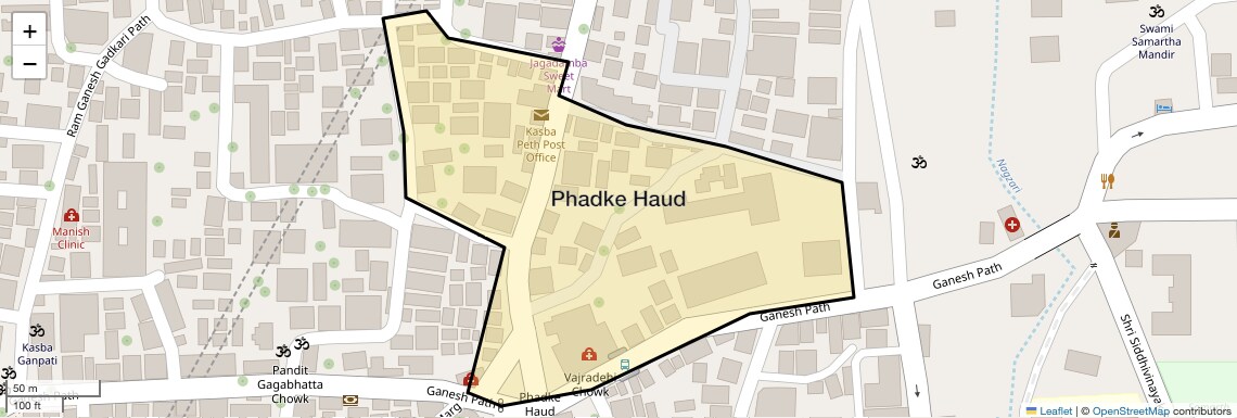 Location Map of Phadke Haud, Pune
