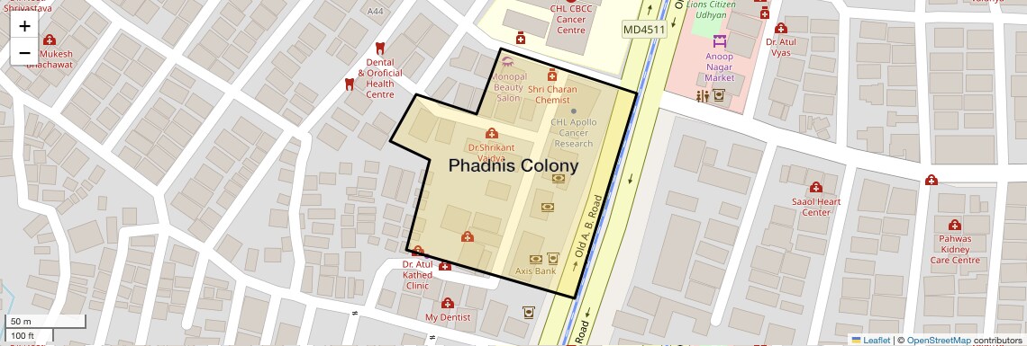Phadnis Colony Map