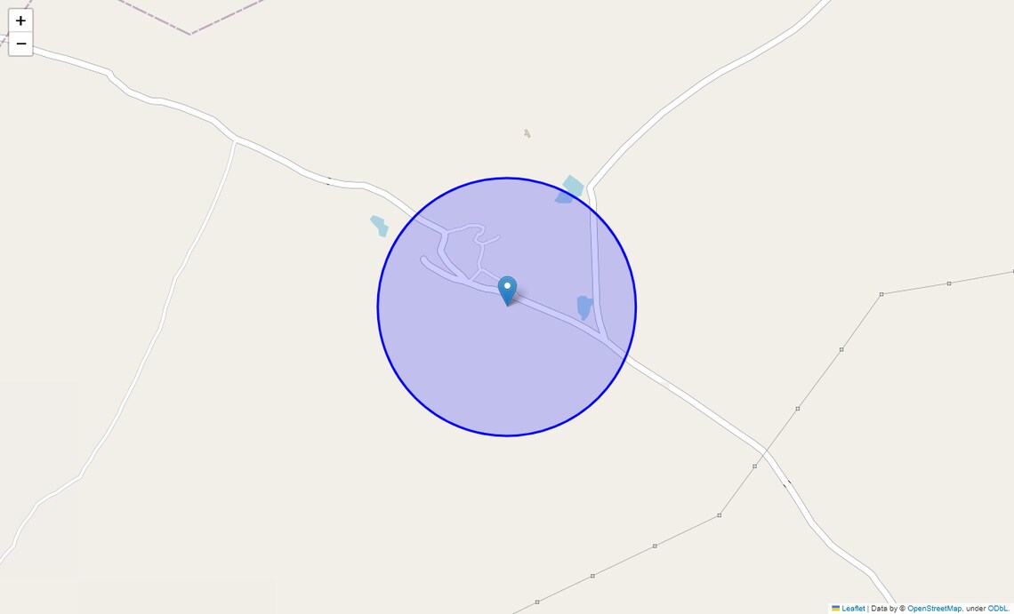 Location Map of Phalauda, Meerut
