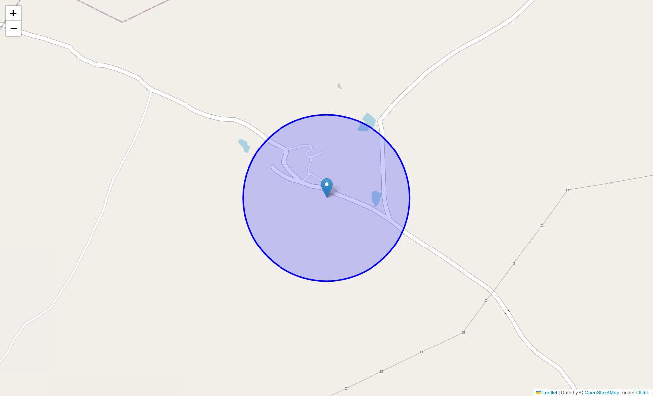 Location Map of Phalauda, Meerut