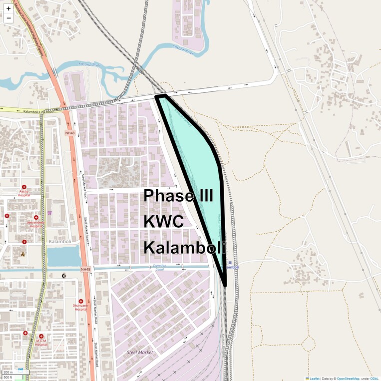 Location Map of Phase Iii Kwc Kalamboli