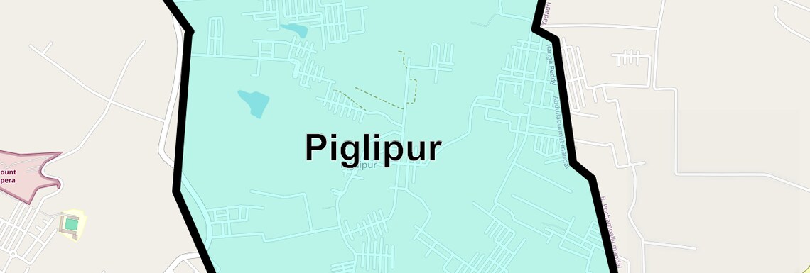 Location Map of Piglipur, Hyderabad
