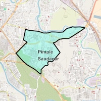 Pimple Saudagar Map