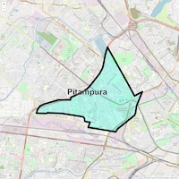 Pitampura Map