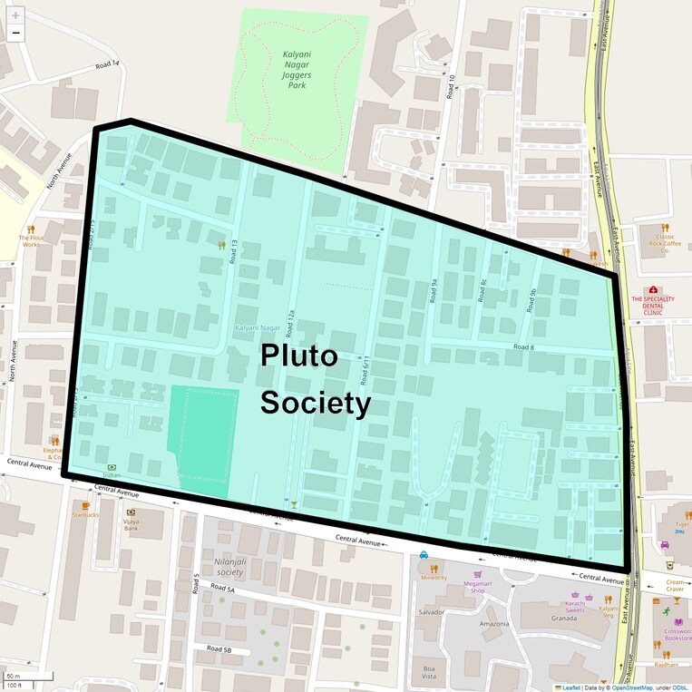 Location Map of Pluto Society