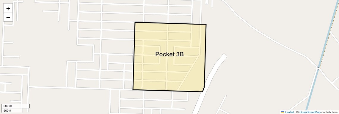 Location Map of Pocket 3B, Greater Noida