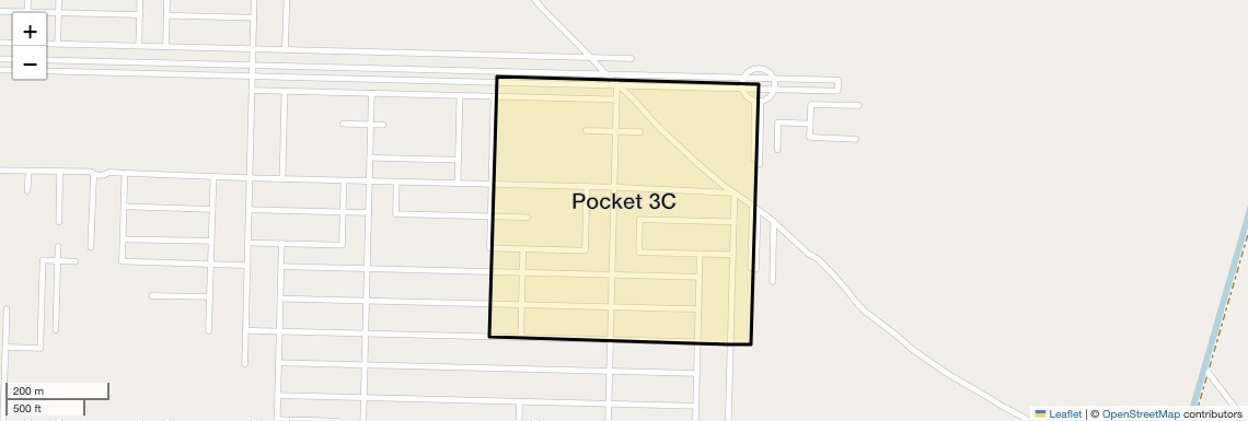 Location Map of Pocket 3C, Greater Noida