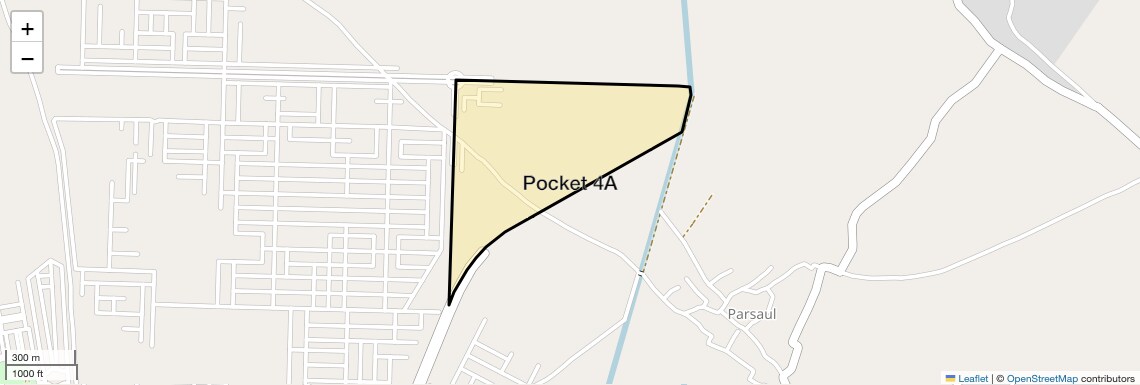 Location Map of Pocket 4A, Greater Noida