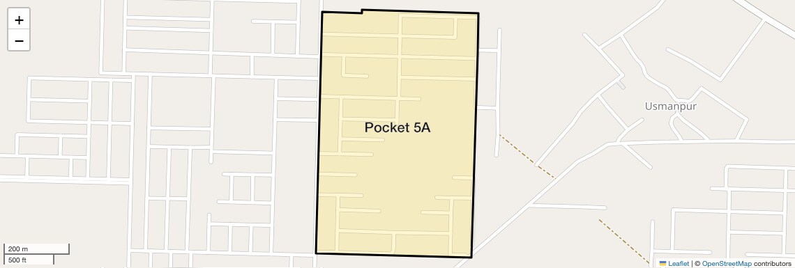 Location Map of Pocket 5A, Greater Noida