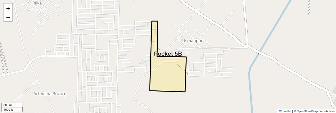 Location Map of Pocket 5B, Greater Noida