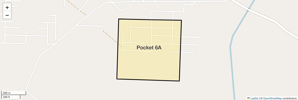 Location Map of Pocket 6a, Greater Noida