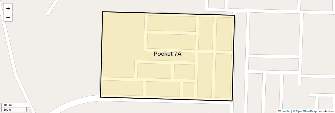 Location Map of Pocket 7A, Greater Noida