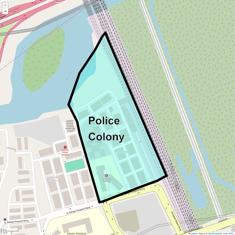 Location Map of Police Colony