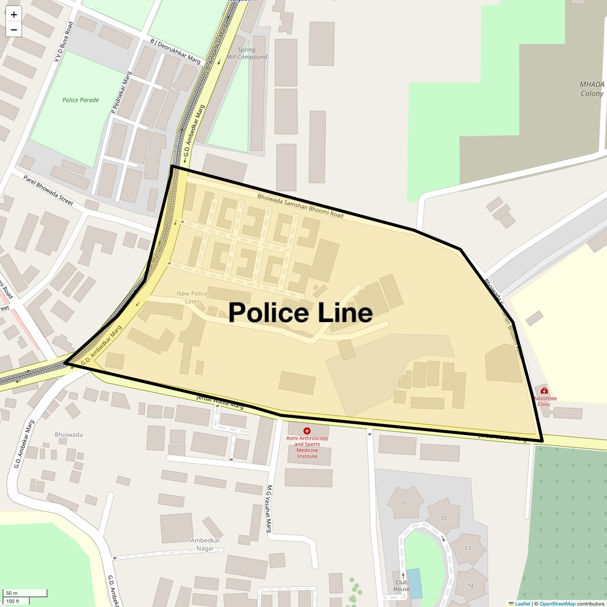 Check Time Travel of Police Line, Mumbai