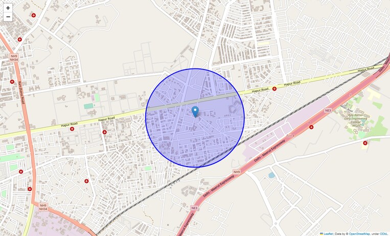 Location Map of Police Lines