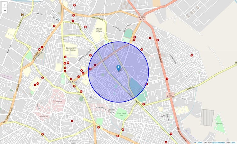 Location Map of Police Lines