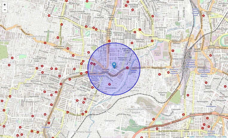 Location Map of Police Quarters