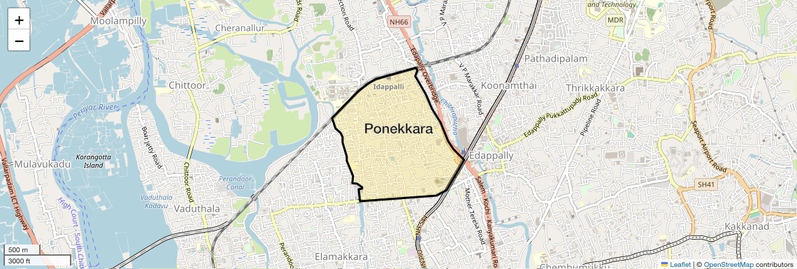 Ponekkara,Kochi