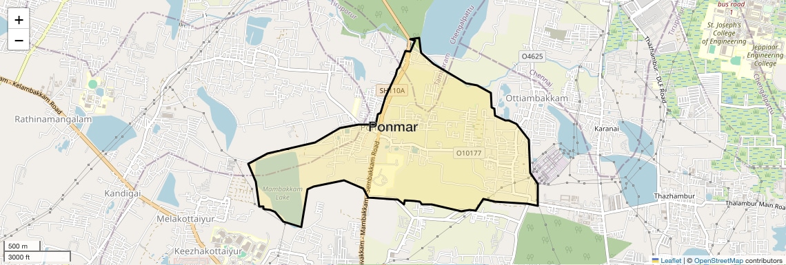 Check Time Travel of Ponmar, Chennai