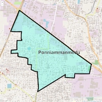 Ponniammanmedu Map