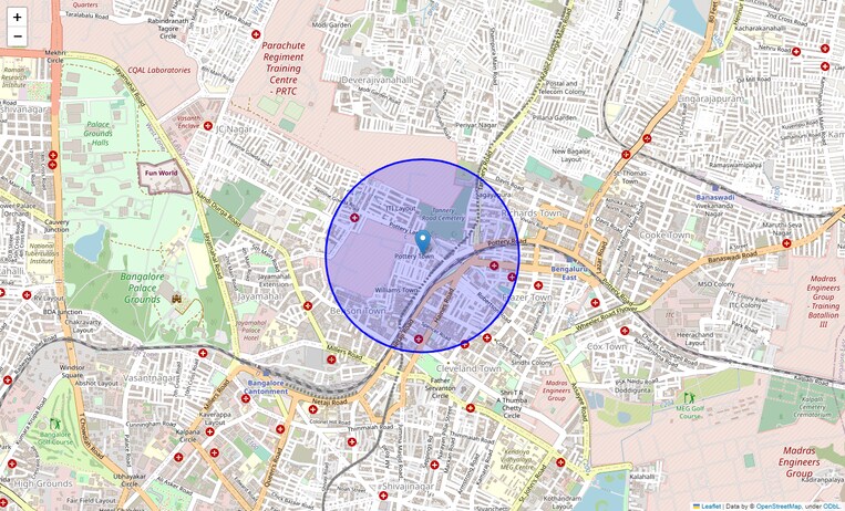 Location Map of Pottery Town