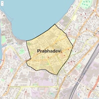 Prabhadevi Map