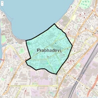 Prabhadevi Map
