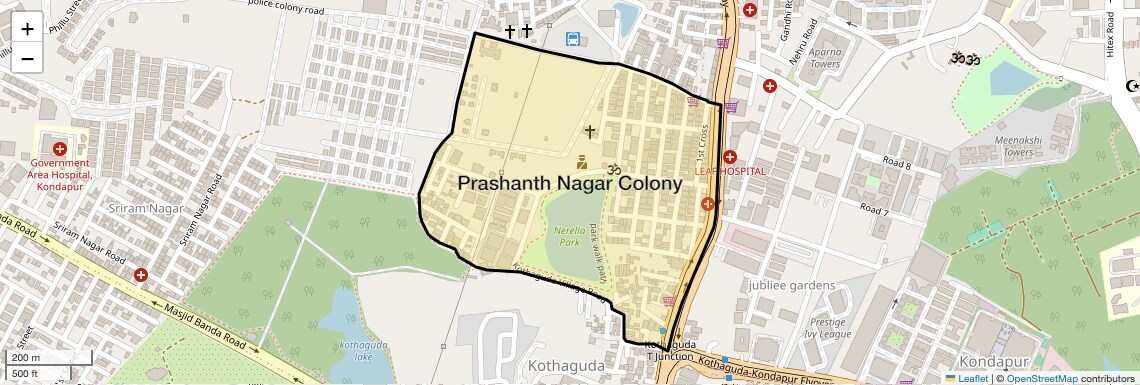 Prashanth Nagar Colony,Hyderabad