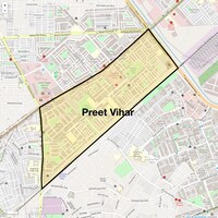 Preet Vihar Map