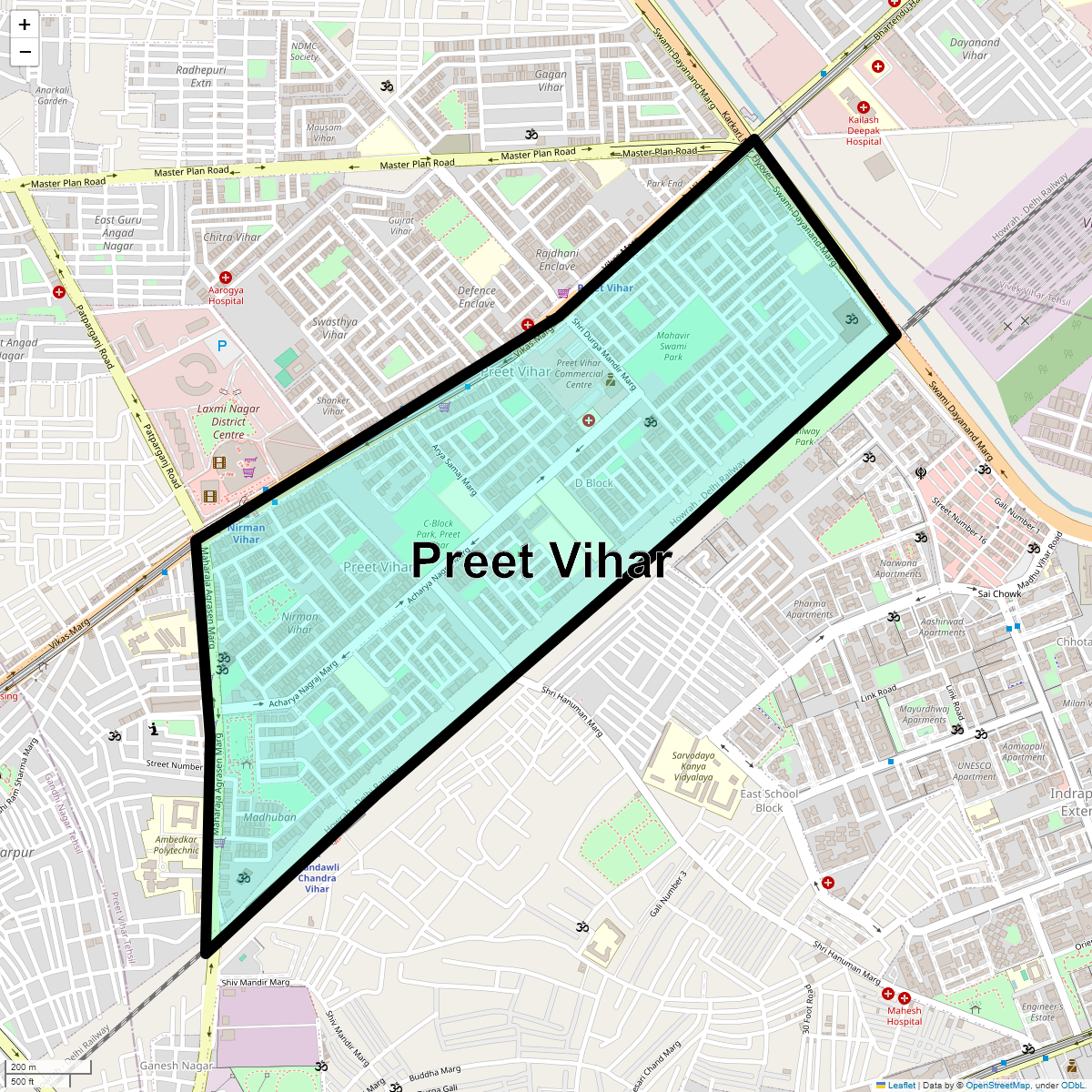 3+ Property for Rent in Karishma Apartments, Ip Extension, Delhi