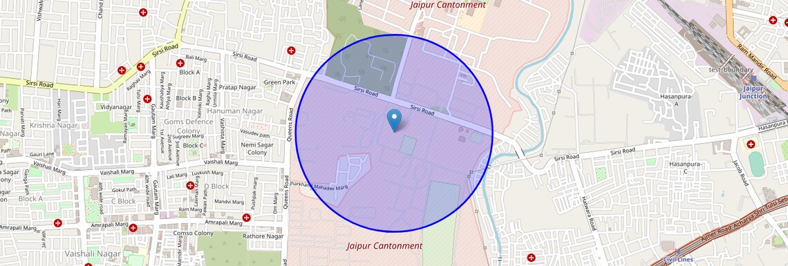 Location Map of Prem Pura Village, Jaipur