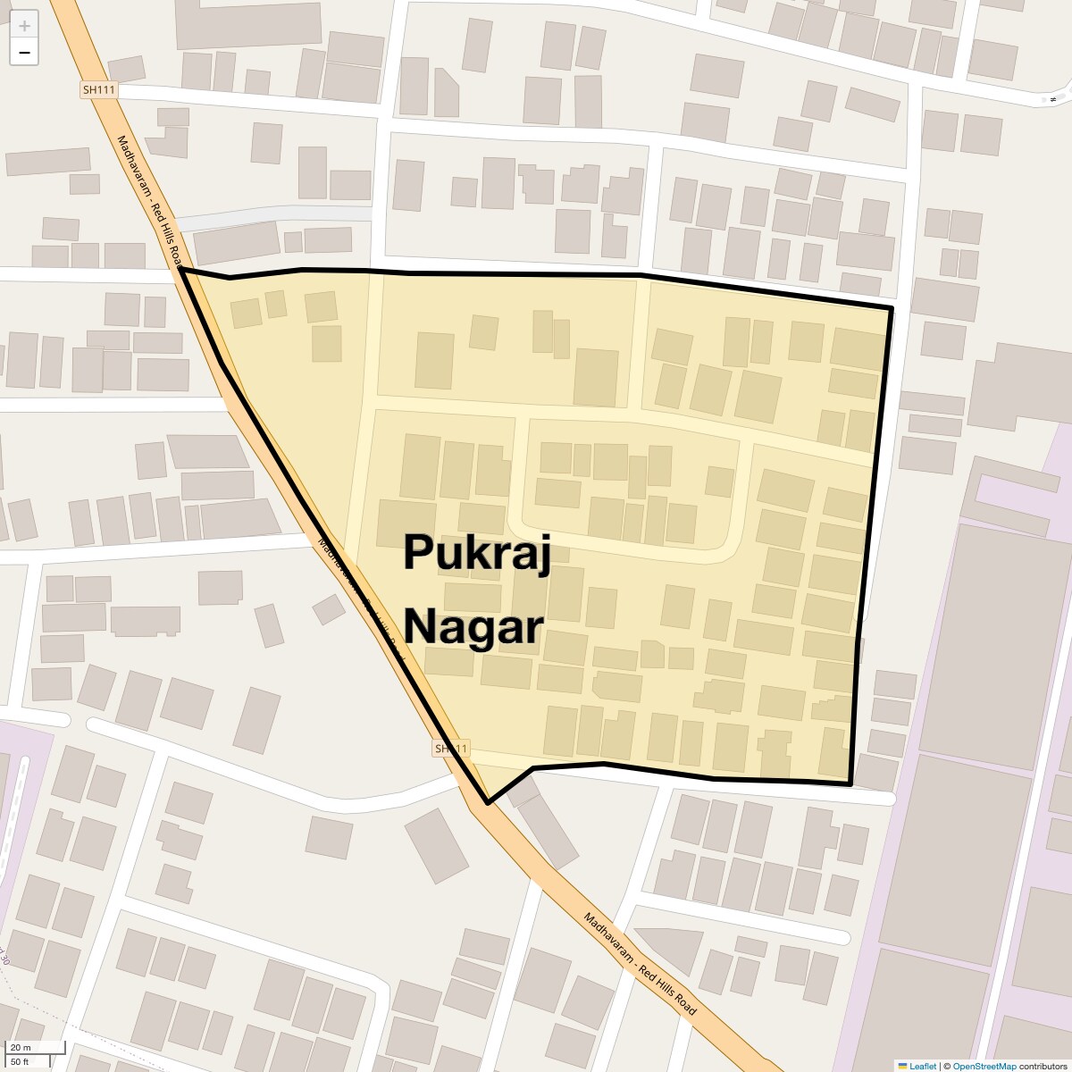 Pukraj Nagar Map