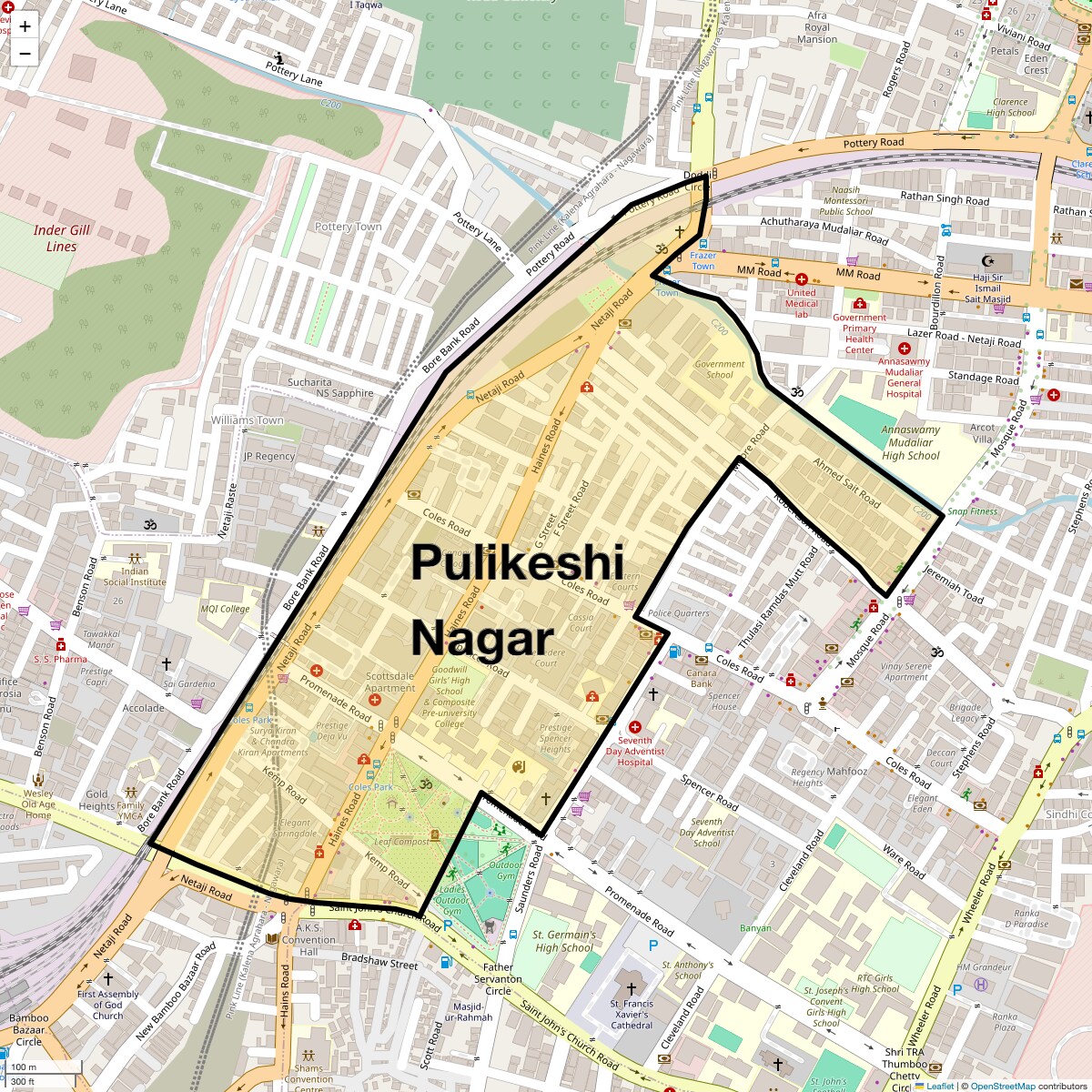 Check Time Travel of Pulikeshi Nagar, Bangalore