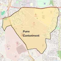 Pune Cantonment Map