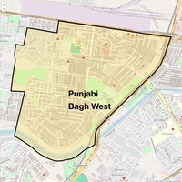 Punjabi Bagh West Map
