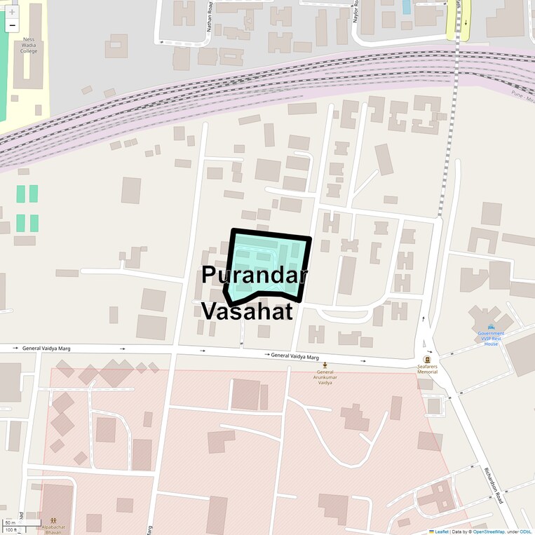 Location Map of Purandar Vasahat