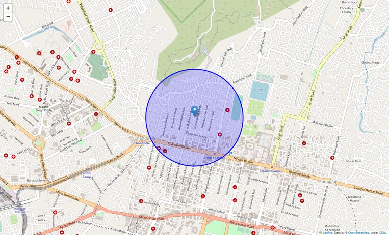 Location Map of Purani Basti