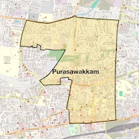Purasawakkam Map