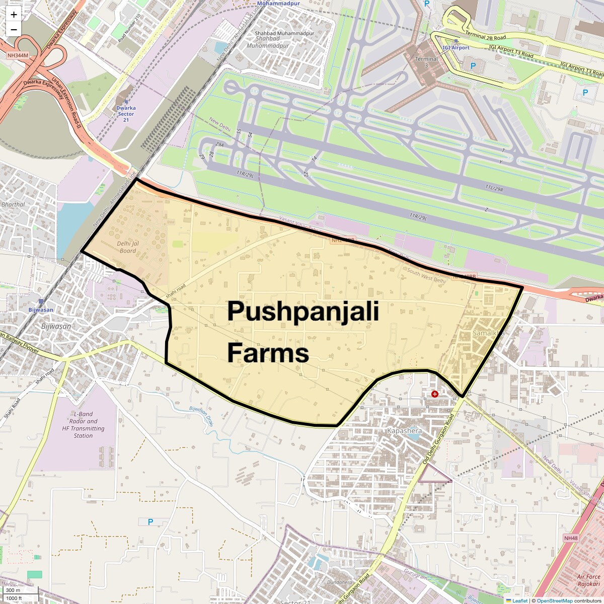Check Time Travel of Pushpanjali Farms, Delhi