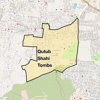 Qutub Shahi Tombs Map