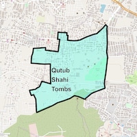 Qutub Shahi Tombs Map