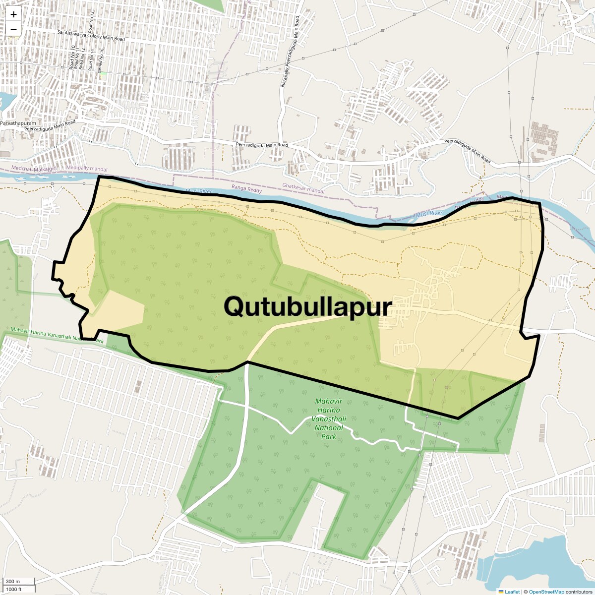 Check Time Travel of Qutubullapur, Hyderabad