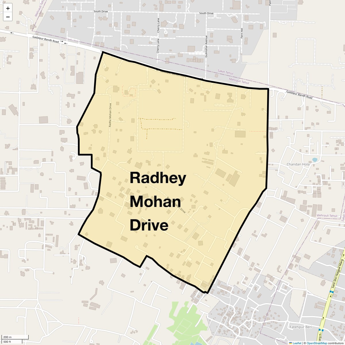 Check Time Travel of Radhey Mohan Drive, Delhi