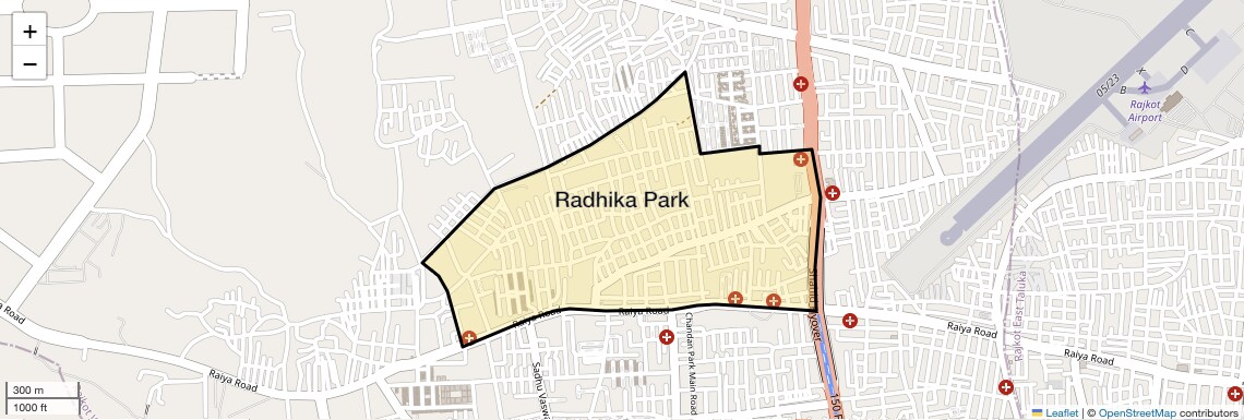 Radhika Park Map