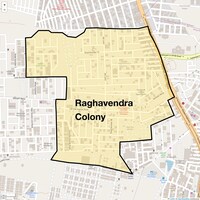 Raghavendra Colony Map